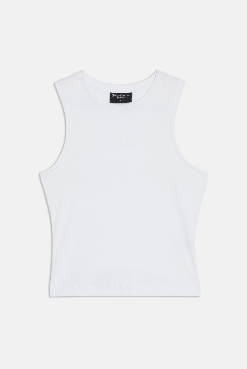 BECKHAM RIB JERSEY VEST JCBLV223811 117 WHITE 1