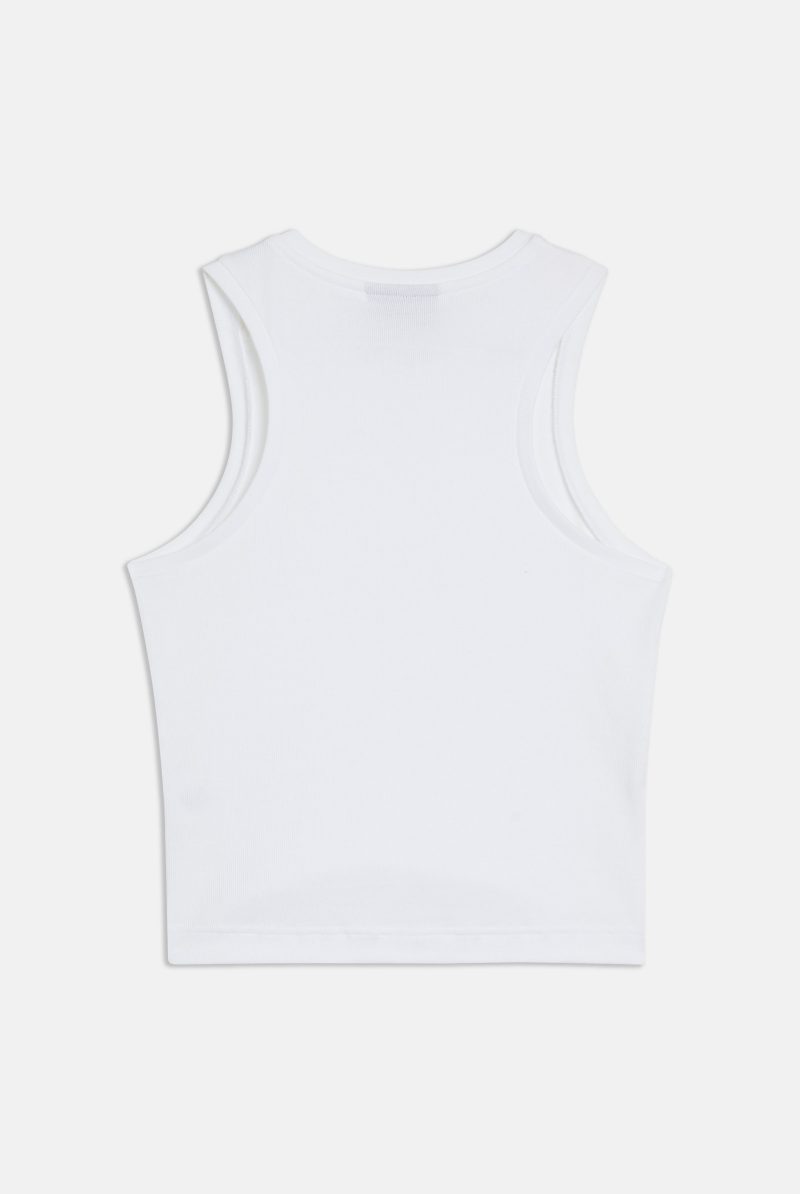 BECKHAM RIB JERSEY VEST JCBLV223811 117 WHITE 2