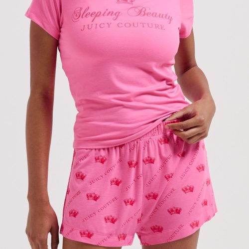 BINKYCROWNT SHIRT BUZZCROWNSHORTSPJSET JCLPJ224511 679 HOTPINK BUZZCROWNPYJAMASHORTS JCLPB224504 679 HOTPINK 483