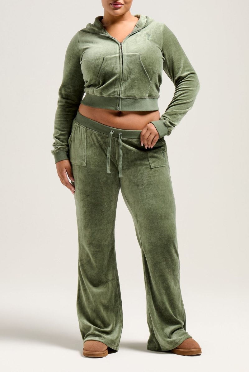 CAISA PANT JCSEBJ008 482 THYME ROBYN HOODIE THYME 2