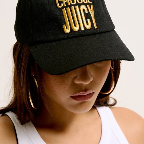 CHOOSEJUICYCAP JCAWH125706 101 BLACK 4819