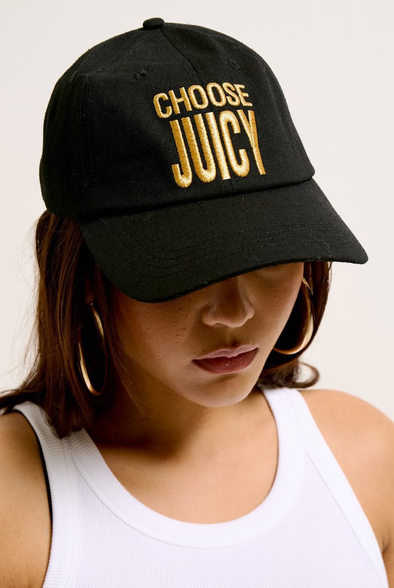 CHOOSEJUICYCAP JCAWH125706 101 BLACK 4819