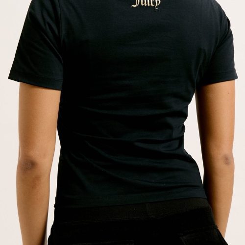 CHOOSEJUICYFITTEDTSHIRT JCGCT125012 101 BLACK 4072 4111