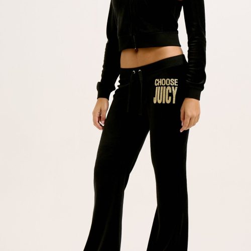 CHOOSEJUICYROBYNHOODIE JCGAS125001 101 BLACK CHOOSEJUICYCAISALOWRISEPANT JCGBJ125002 101 BLACK 3981