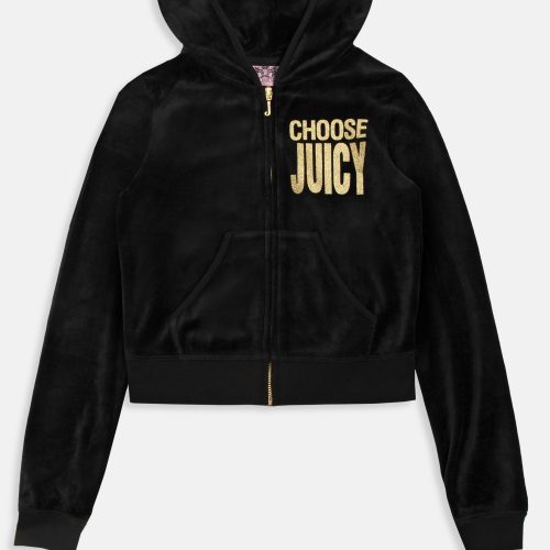 CHOOSE JUICY ROBYN HOODIE JCGAS125001 101 BLACK 0000 Group 1