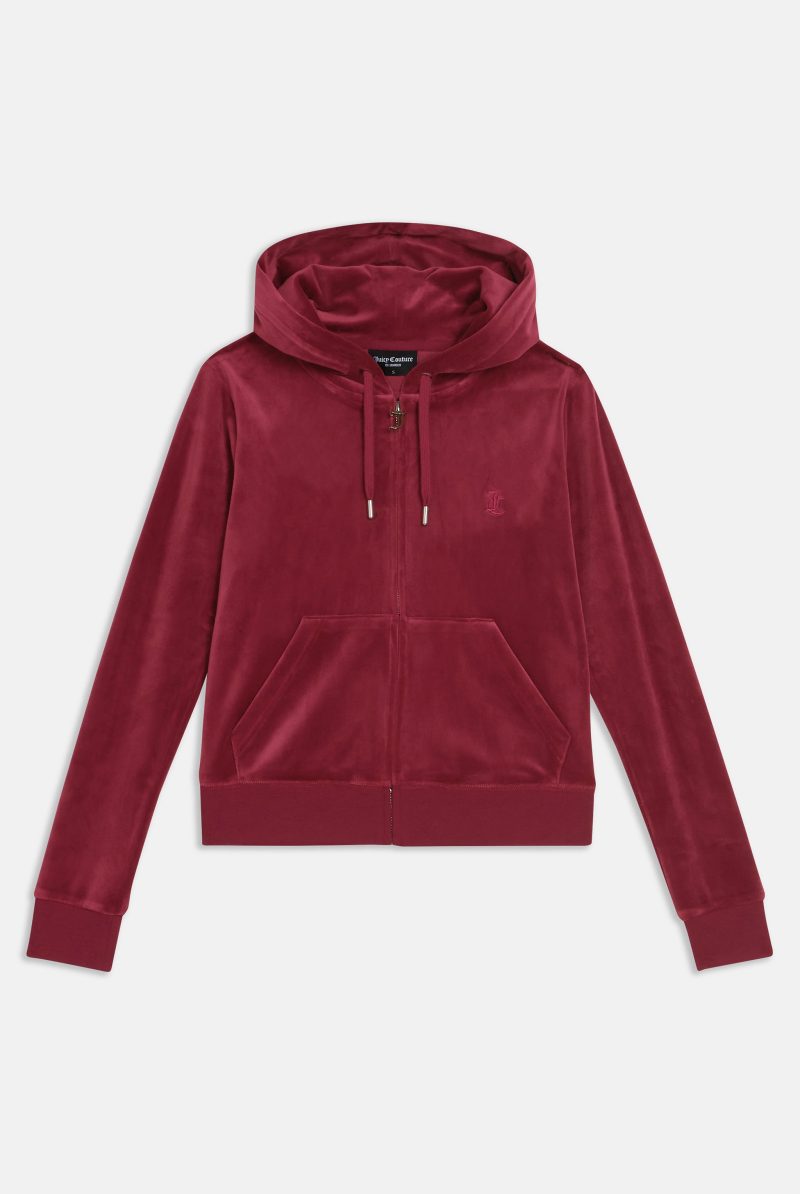 CLASSICVELOURROBERTSONHOODIE JCAP176 485 TAWNYPORT 01