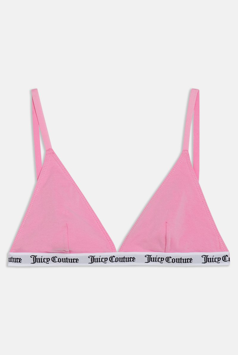 COTTONTRIANGLEBRA JCLQB224518 334 BEGONIAPINK FRONT