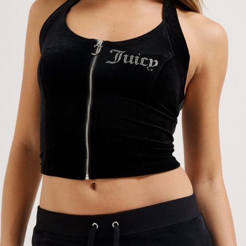 CROSSDIANEHALTERTOP JCBCT224834 101 BLACKandRIPLEYLEGLOGOSKIRT JCWGS24308 101 BLACK2