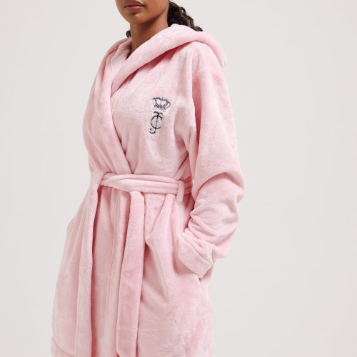 CROWN PLUSH HOODED ROBE JCLRB224505 121 ALMOND BLOSSOM 1210 bfa31976 af71 40dc 93f1 5a9871a7758f