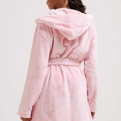 CROWN PLUSH HOODED ROBE JCLRB224505 121 ALMOND BLOSSOM 1230 cb535af4 2148 43bb 9f68 a5f24850fa1f