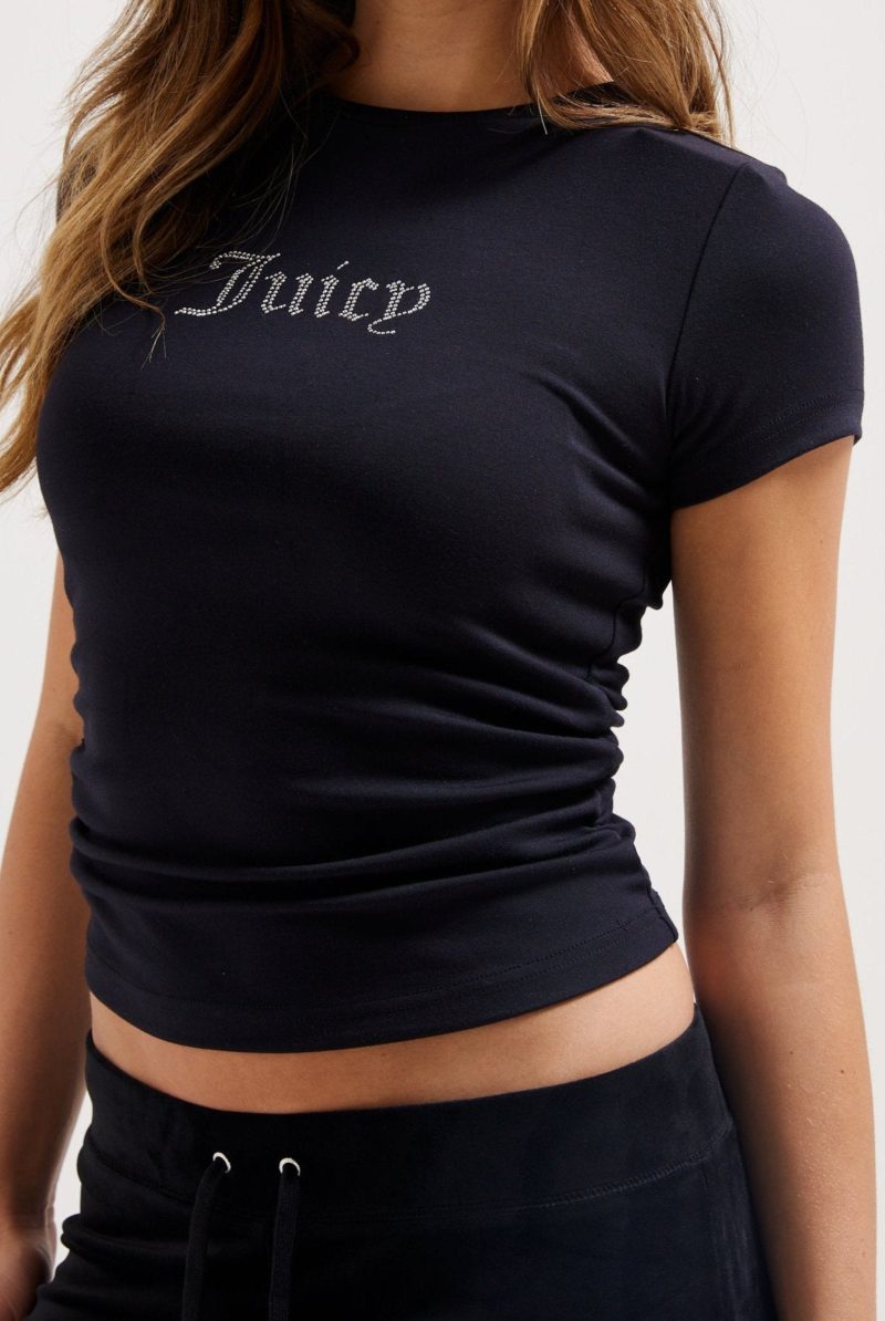 DOTRUCHEDSSFIITTEDTEE JCWCT24311 101 BLACK2