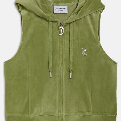 GILLYVELOURGILET JCWGL23308 336 MOSSTONE FRONT