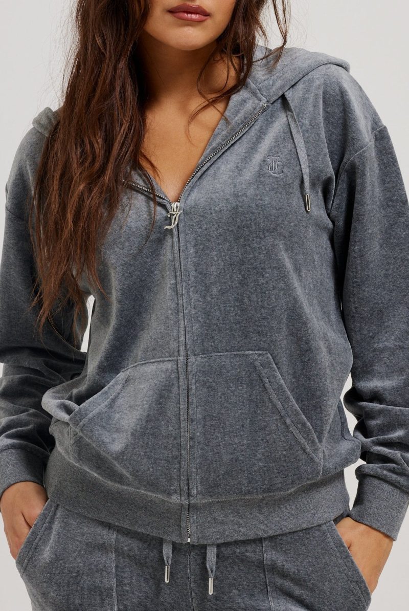 HALANHOODIE JCWAS24342 694 CHARCOALMARL