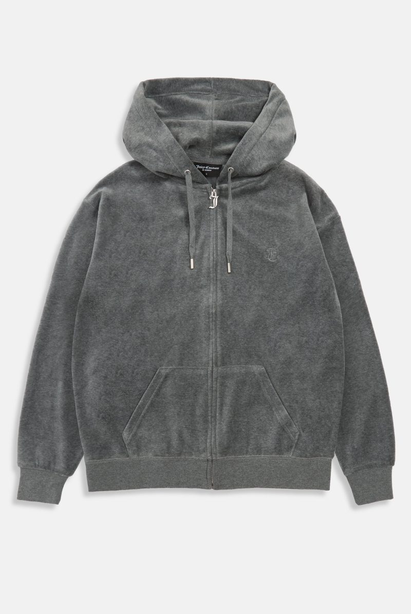 HALAN HOODIE JCWAS24342 694 CHARCOAL MARL 0002 Group 1