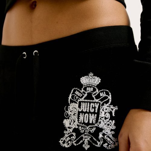 JUICYNOWROBYNHOODIE JCGAS125005 101 BLACK JUICYNOWCAISALOWRISEPANT JCGBJ125006 101 BLACK 4478