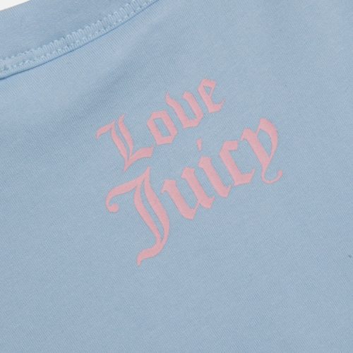 JUICY ANGEL FITTED TSHIRT JCGCT224021 409 POWDER BLUE 0001 Layer4Large