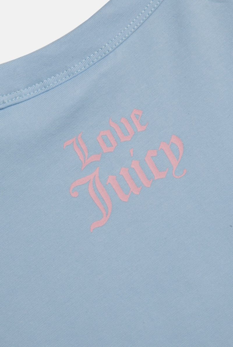 JUICY ANGEL FITTED TSHIRT JCGCT224021 409 POWDER BLUE 0001 Layer4Large