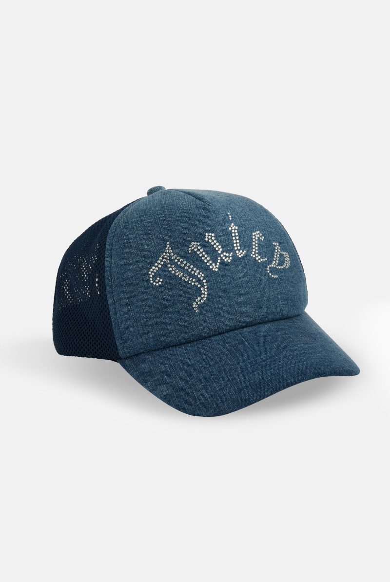 JULIO TRUCKER HAT JCAWH223722 103 DENIM 1