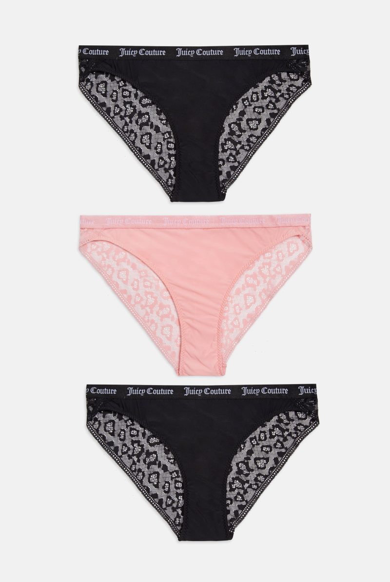 LEOPARDLACE 3PACK BRIEF JCTMA232 771 BLACK CANDYPINK BLACK 0000 Group2copy2