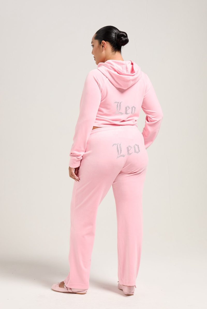 LEO TINA TRACKPANT JCZBJ224035 528 CANDY PINK LEO MADISON HOODIE JCZAS224034 528 CANDY PINK 16