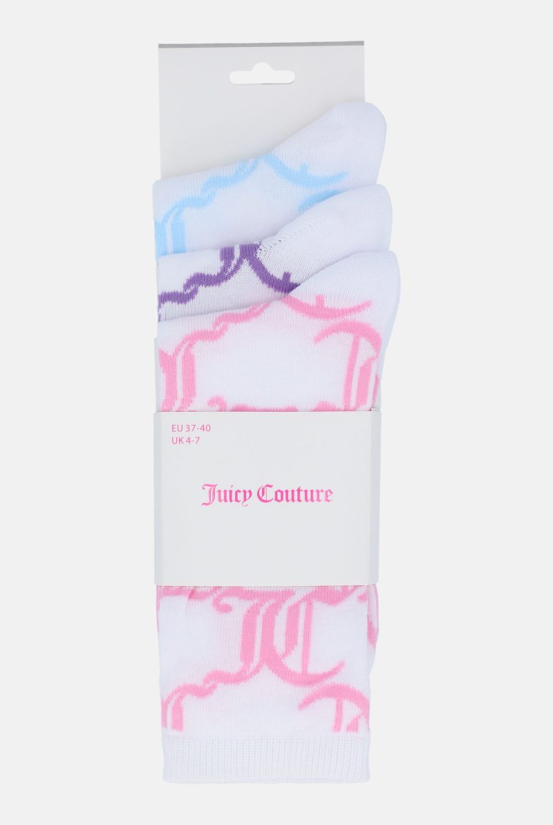 MONOGRAMCREWSOCKS3PK JCTMA123 370 MULTI 01