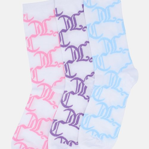 MONOGRAMCREWSOCKS3PK JCTMA123 370 MULTI 02