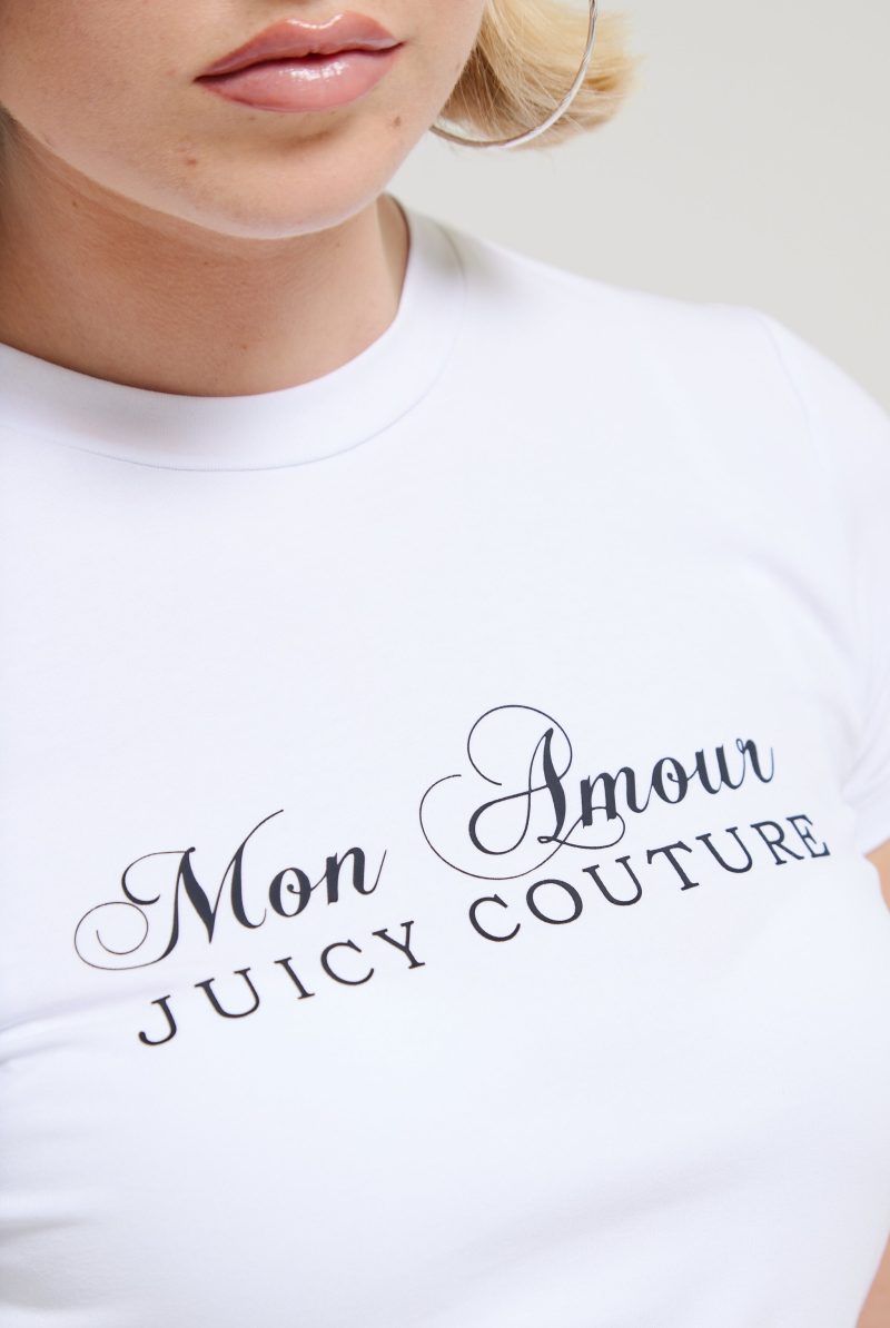 MON AMOUR FITTED T SHIRT JCSCT224407 117 WHITE 1