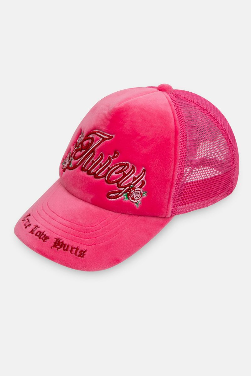 ROSE THORN TRUCKER CAP JCAWH224701 679 HOT PINK 0000 Layer19copy