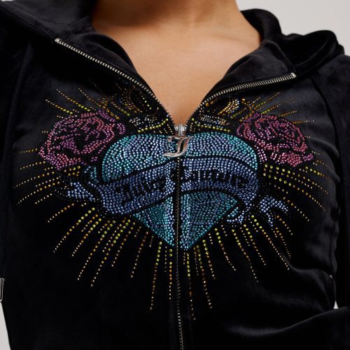 SACREDHEARTROBERTSONHOODIE JCBAS224816 101 BLACKANDSACREDHEARTLAYLATRACKPANTS JCBBJ224817 101 BLACK 7466