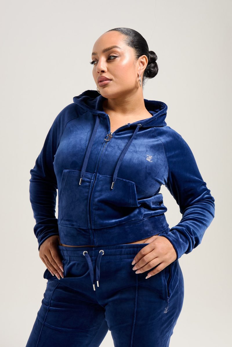 TINA TRACK PANT JCAPW045 484 BLUE DEPTHS MADISON HOODIE JCWA122001 484 BLUE DEPTHS 40