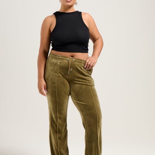 TINA TRACK PANT JCAPW045 693 DARK OLIVE 2