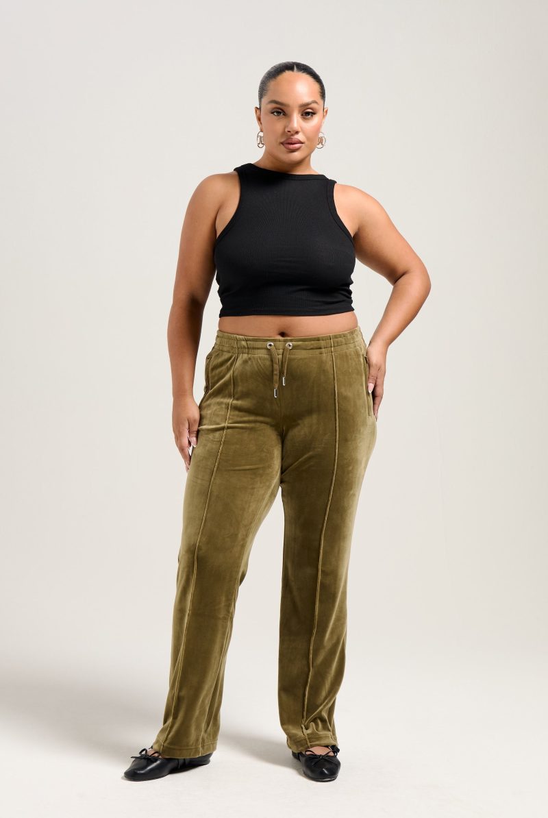 TINA TRACK PANT JCAPW045 693 DARK OLIVE 6