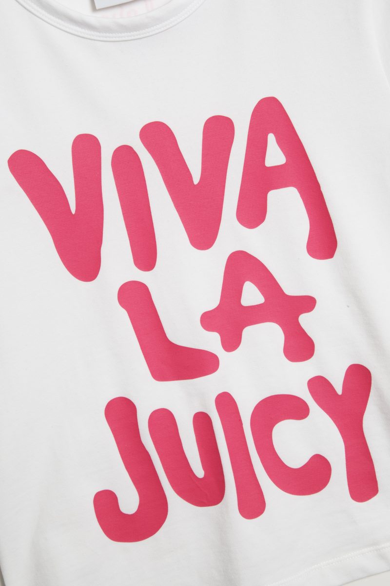 VIVA LA JUICY BABY TSHIRT JCGCT224018 117 WHITE 0000 Layer2